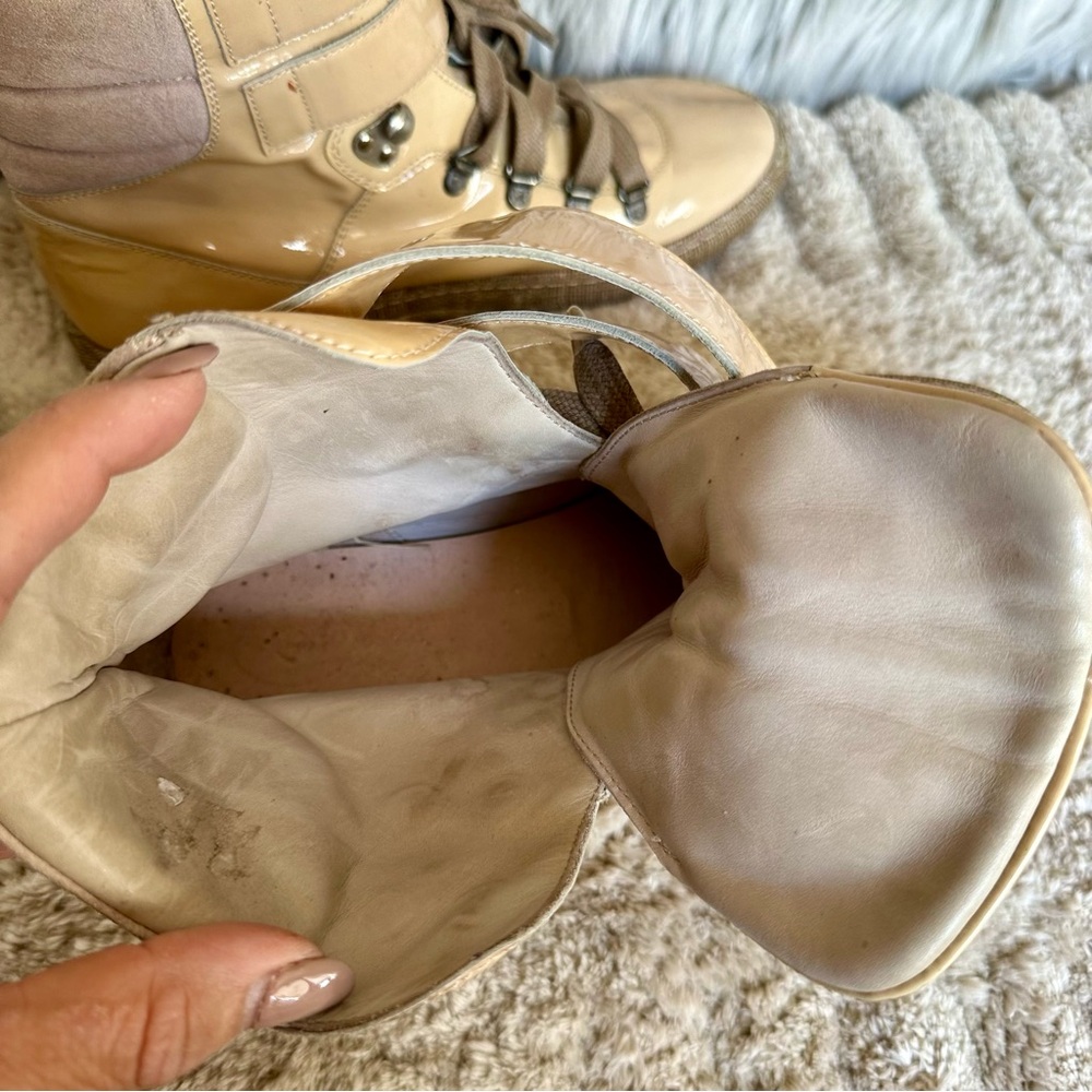 Brunello Cucinelli high top patent leather sneakers - Picture 6 of 6